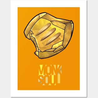 Monk Soul - FF14 Job Crystal T-Shirt Posters and Art